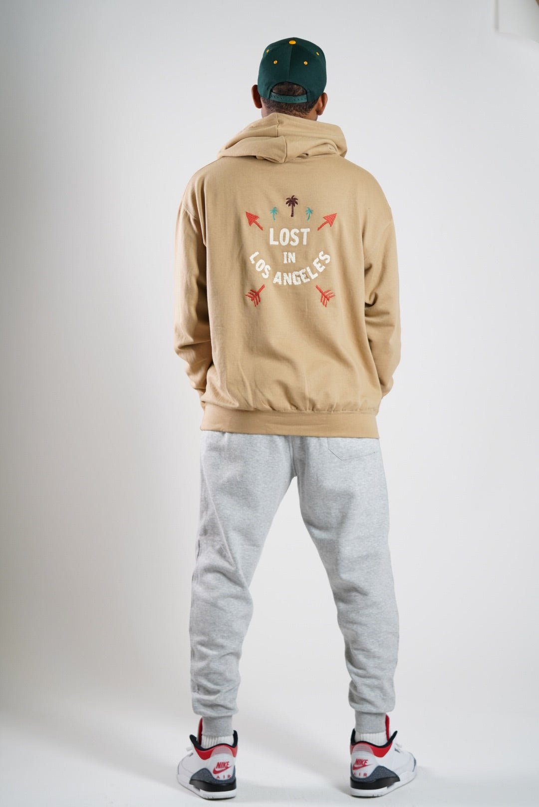 Lost in Los Angeles Tan Hoodie - TSSLA