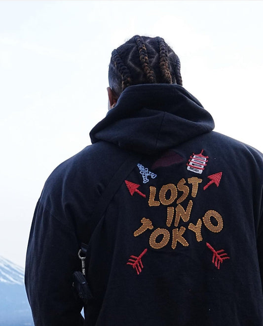 Lost in Tokyo hoodie - TSSLA