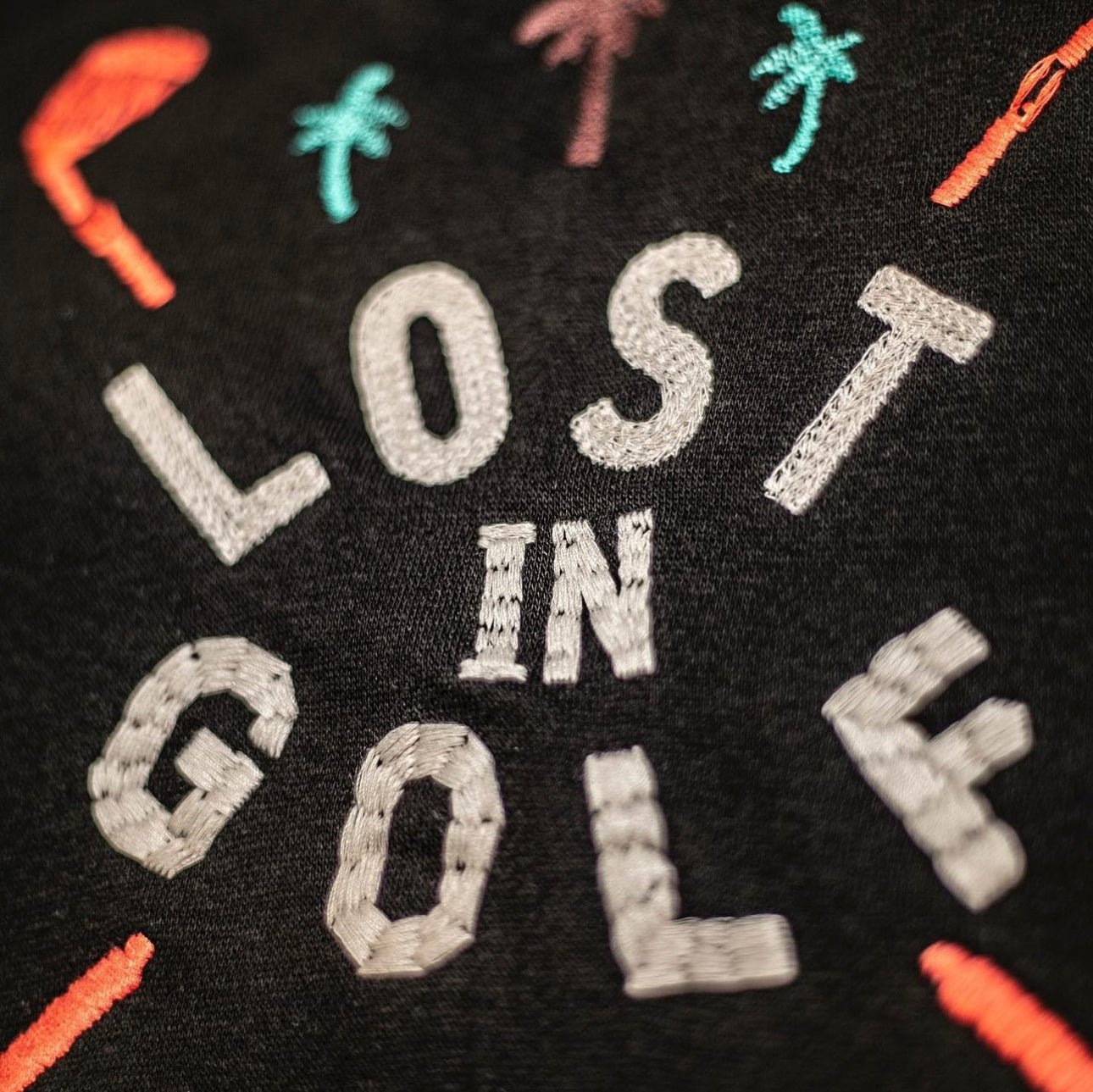 The best Crewneck Golf Sweater! Lost in Golf: Embrace Your Passion and Find Purpose on the Green Fairways of Life. - TSSLA