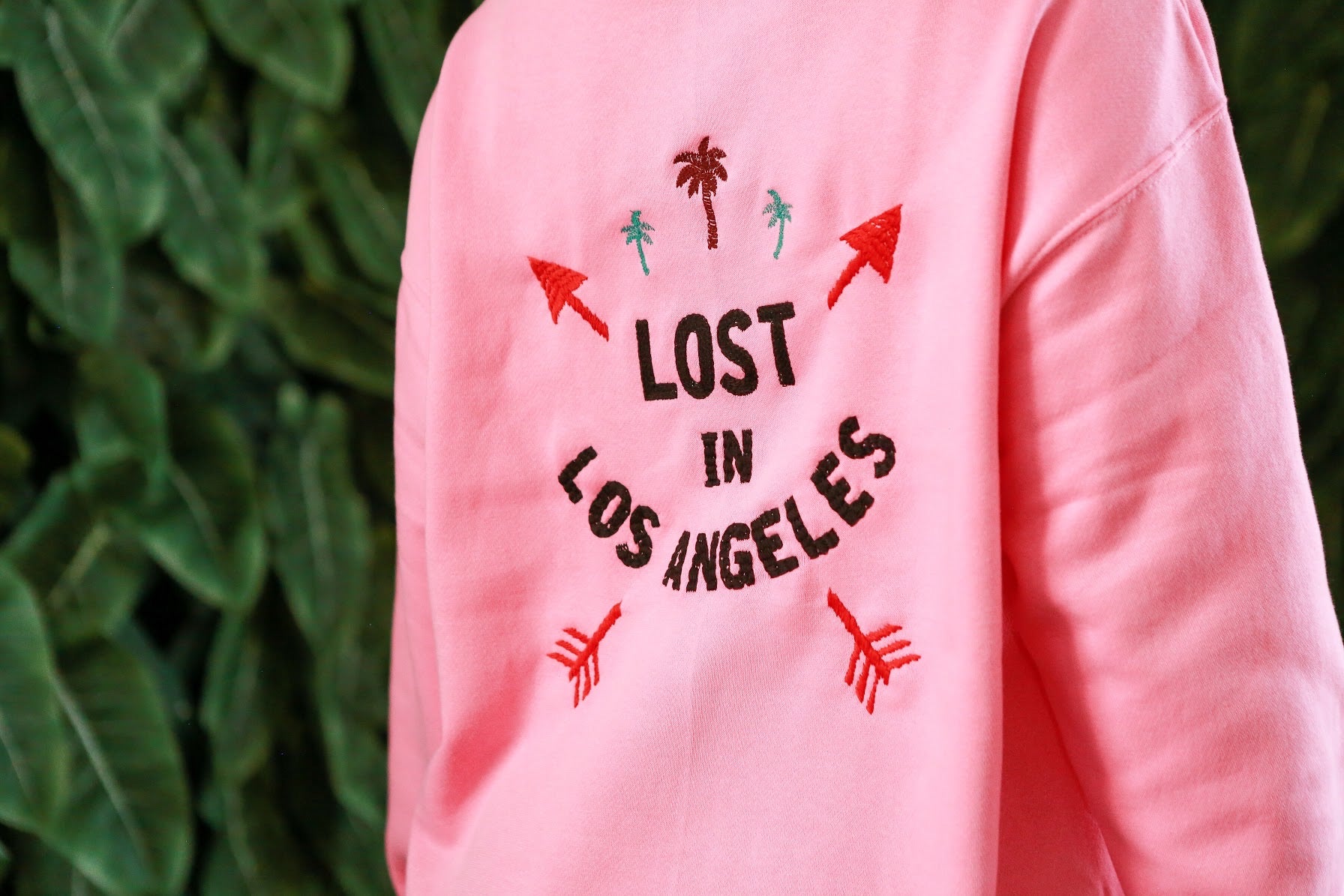 Pink Los Angeles Hoodie